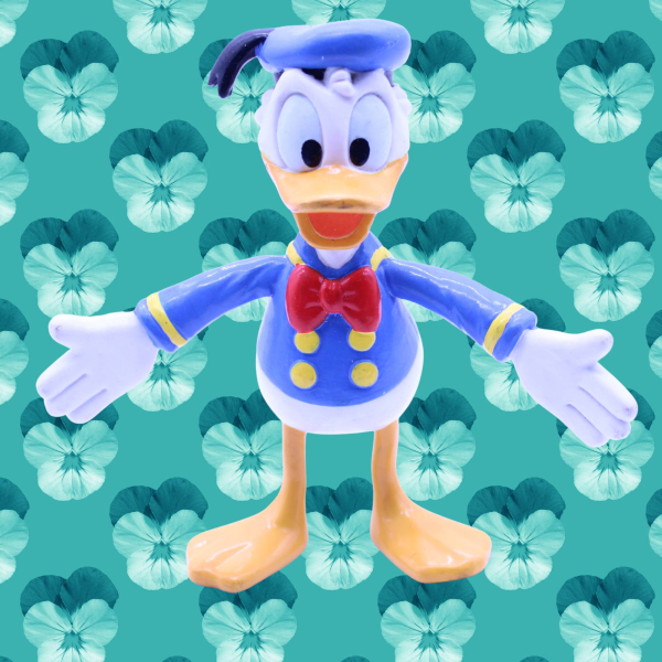 Disney Donald Duck (Neffe von Dagobert Duck) Biegefigur aus Kunststoff